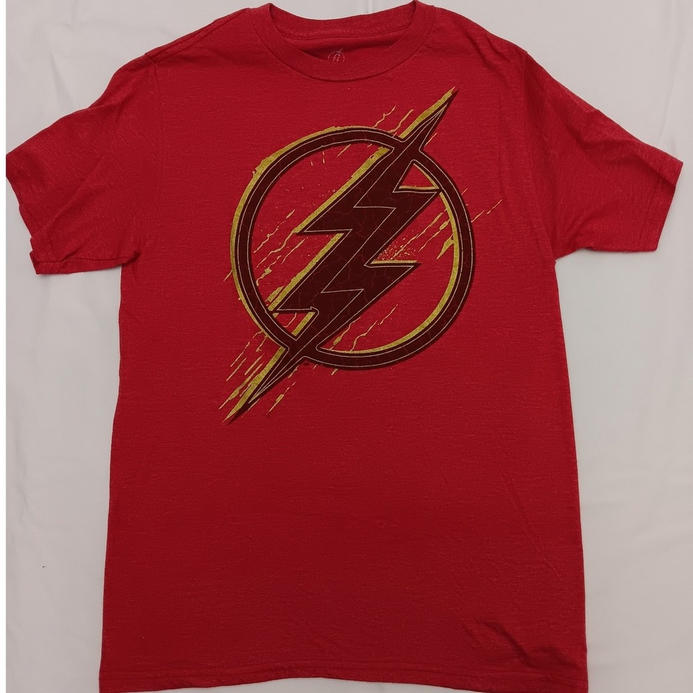The Flash DC Comics Superhero Graphic T-Shirt‎ Red Kids Size XL